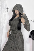 Wasteland Hooded Gothic Dress
