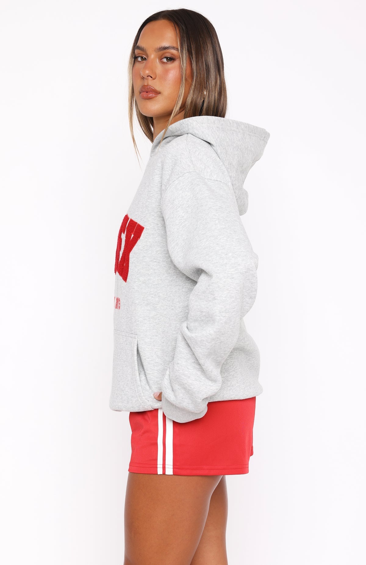 Give It Away Dark Grey Marle Hoodie