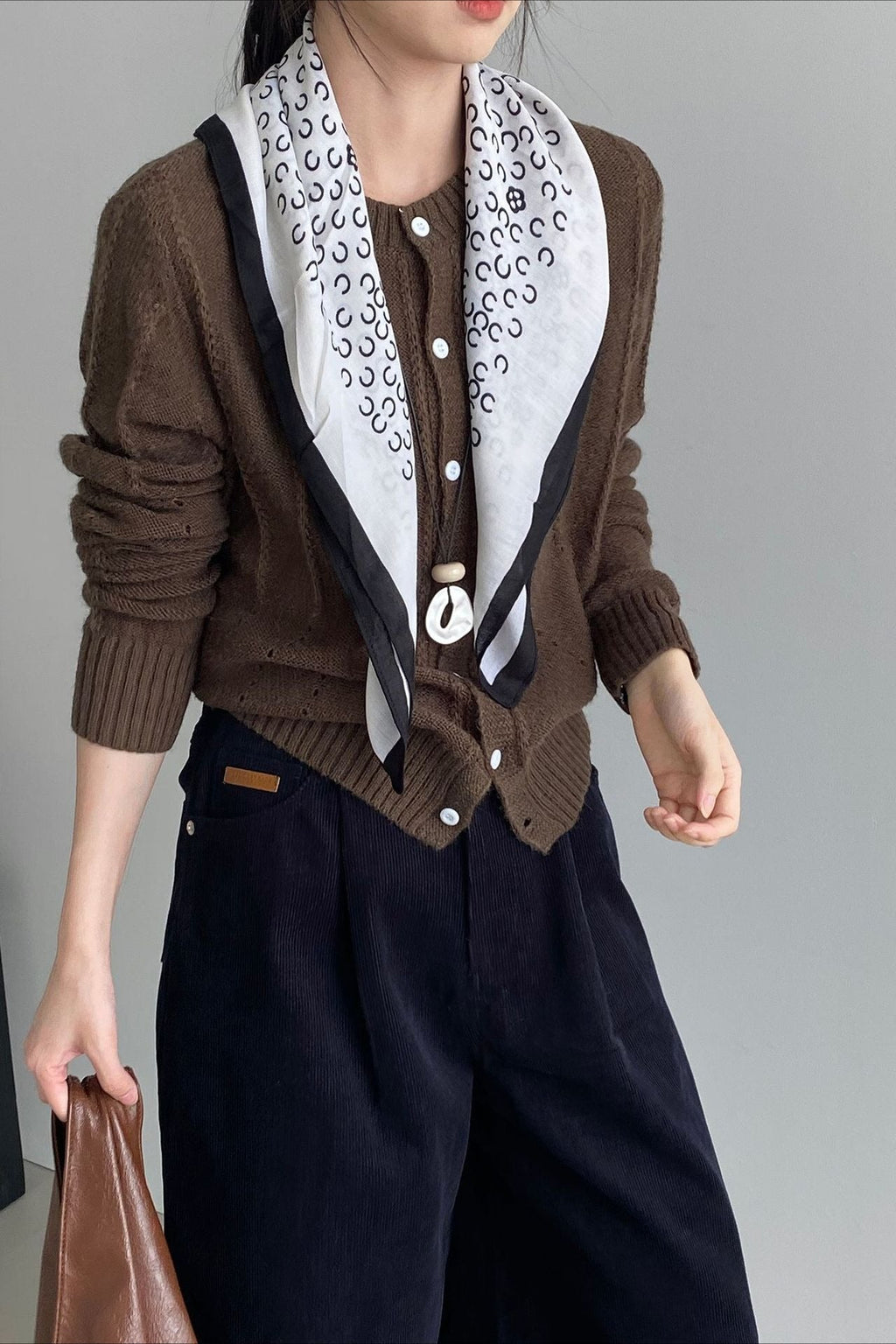 Elegant Wool Knit Cardigan