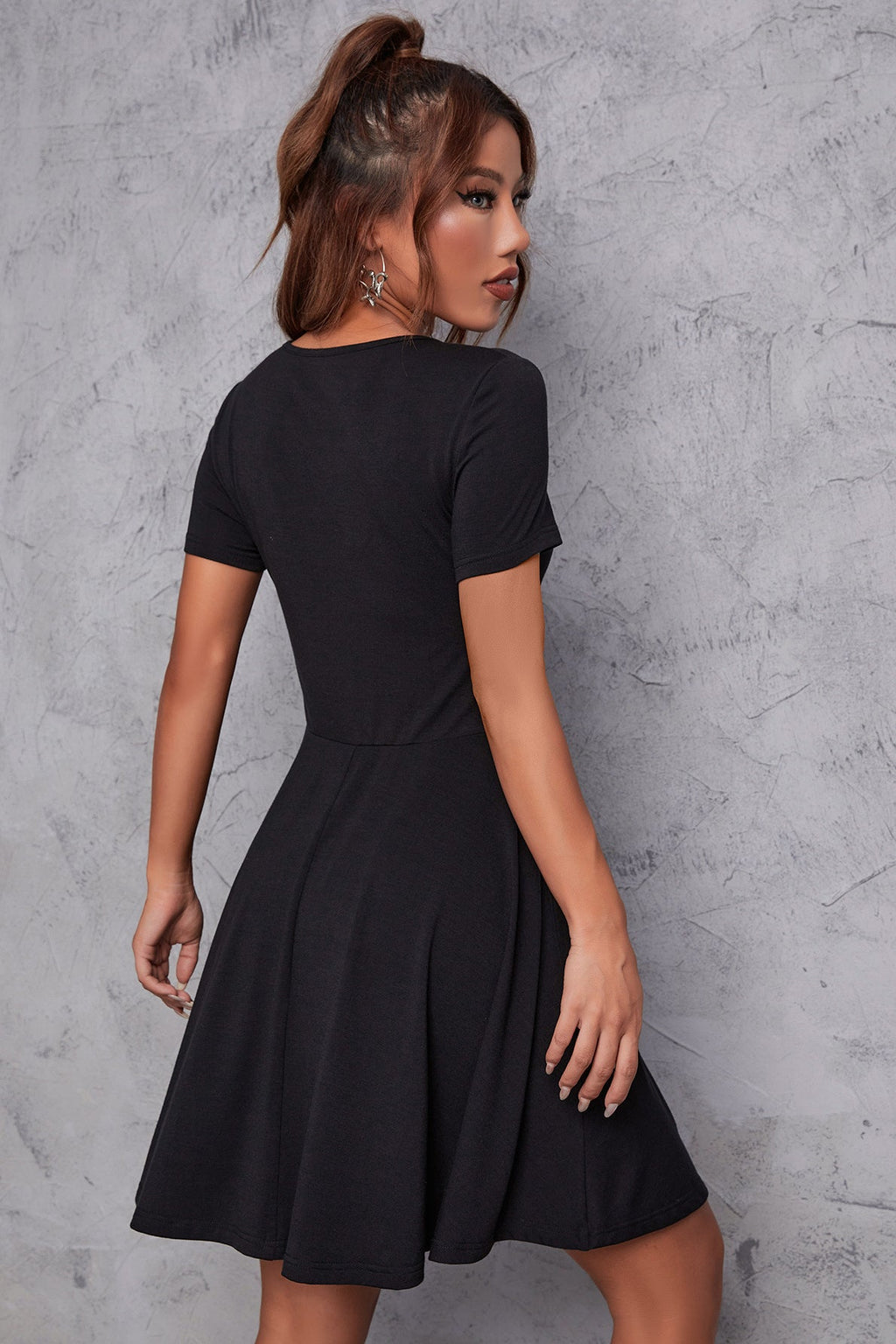Skull Pattern Gothic Dress