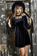 Lantern Arm Gothic Dress