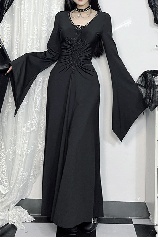 Slim Dark Gothic Dress