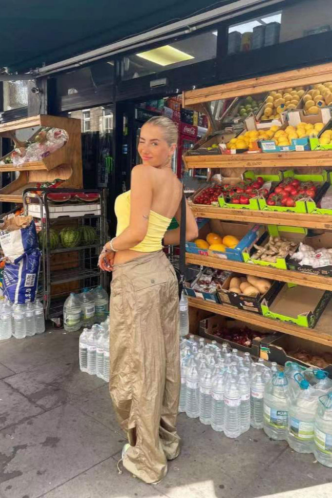 Breezy Fit Drawstring Parachute Pant