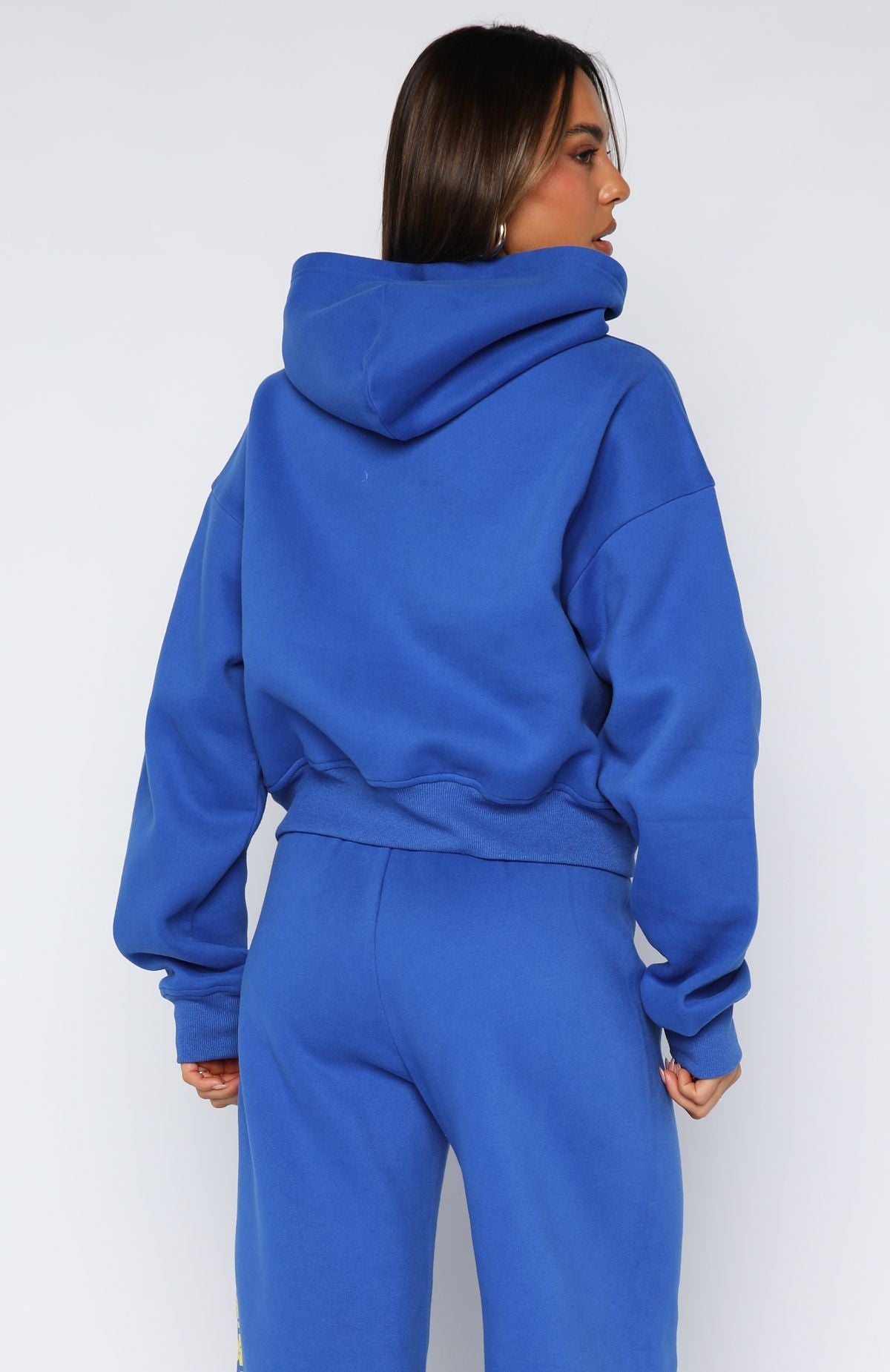 Brand New Start Boxy Electric Blue Hoodie