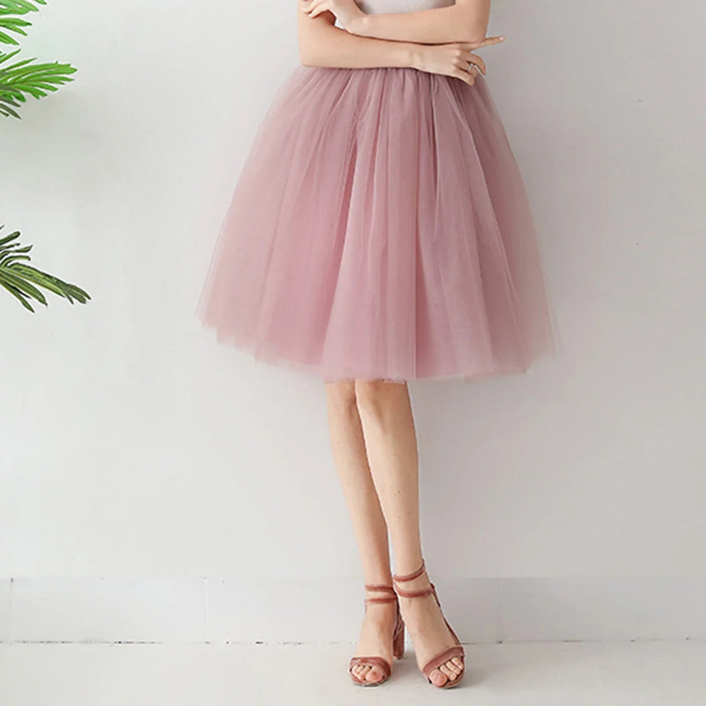 Plaid Puff Sleeve Long Skirt Ruffled Mini Dress