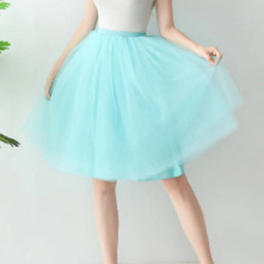 Plaid Puff Sleeve Long Skirt Ruffled Mini Dress