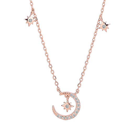 Rose Gold Stainless Daily Pendant Necklace
