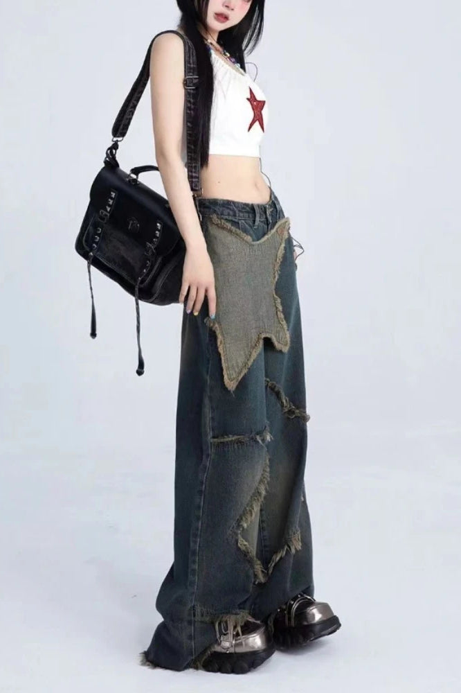 Vintage Star Wide Leg Jean