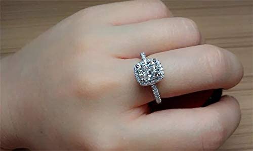 Silver Plated Sparkling Crystal Adjustable Ring