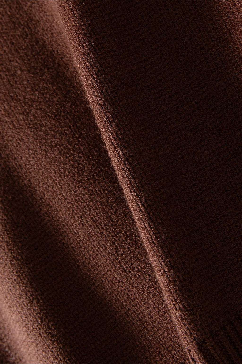 Casual Ribbed Knit Sweater