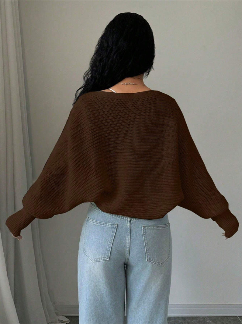 Relaxed Knit Shrug Cardigan