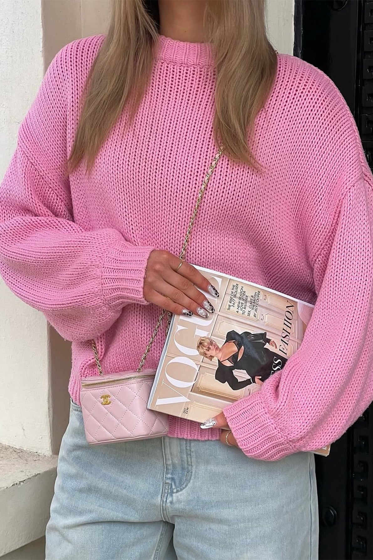 Basic Crew Neck Layered Sweater
