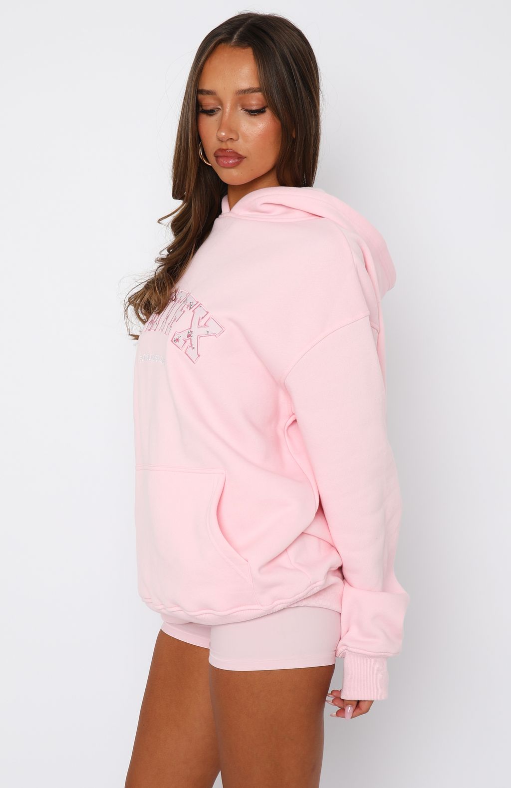 Sweet Moments Oversized Pink Hoodie
