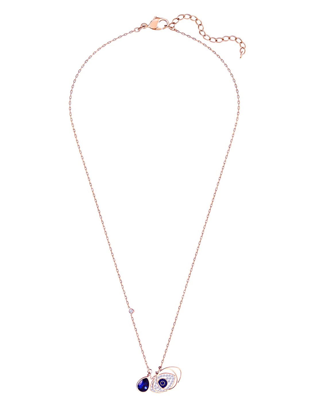 Rose Gold Stainless Simple Pendant Necklace