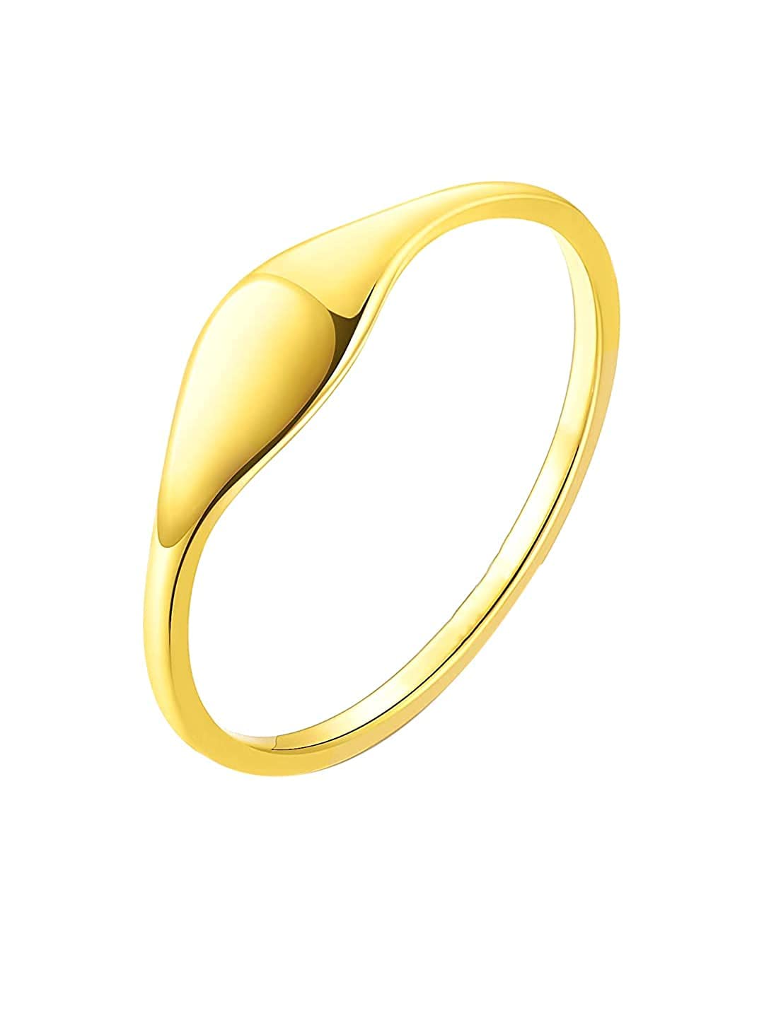 Gold Plated Adjustable Fashion Finger Ring