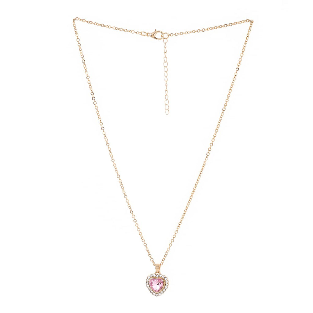 Heartbeat Charm Gold Pendant Necklace