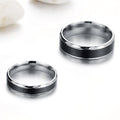 Black Titanium Never Fading Couple Ring