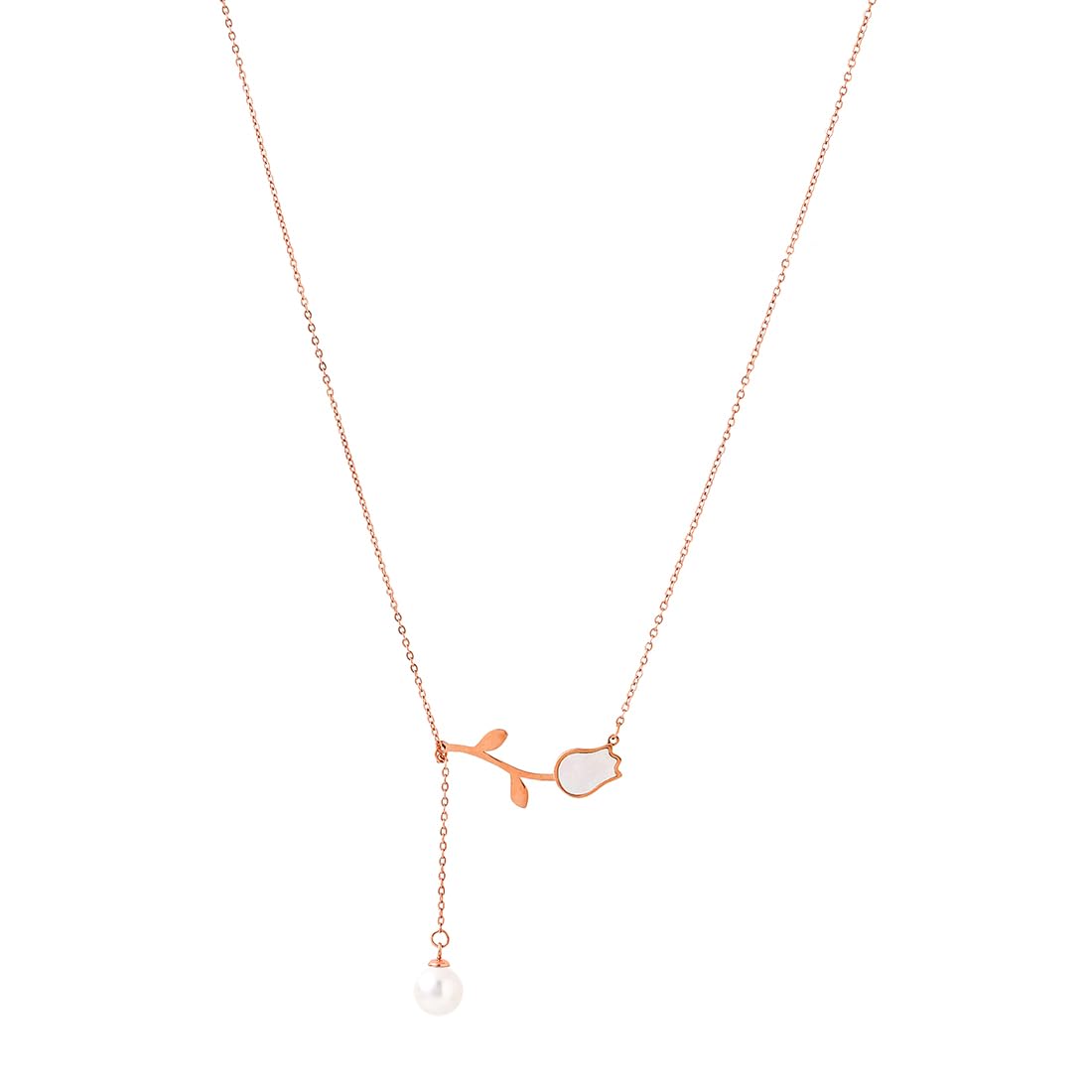 Floral Gold Chain Necklace