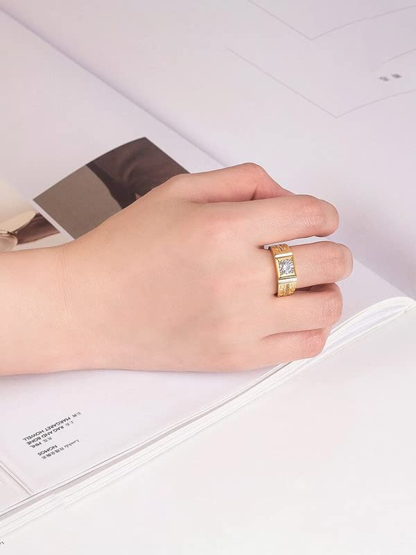 Gold Plated Adjustable Valentine Couple Ring