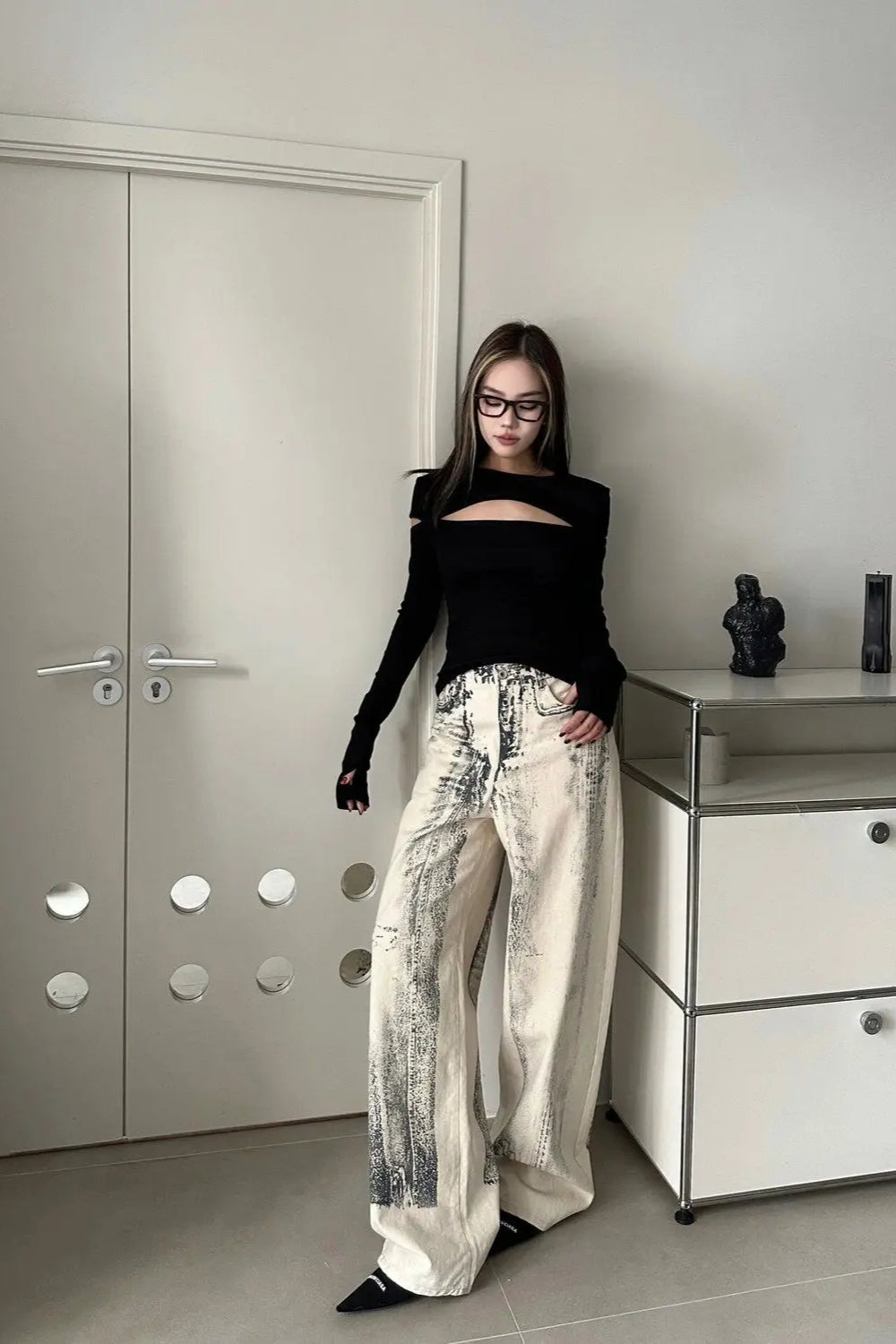 Straight Tie Dye Vintage Jean