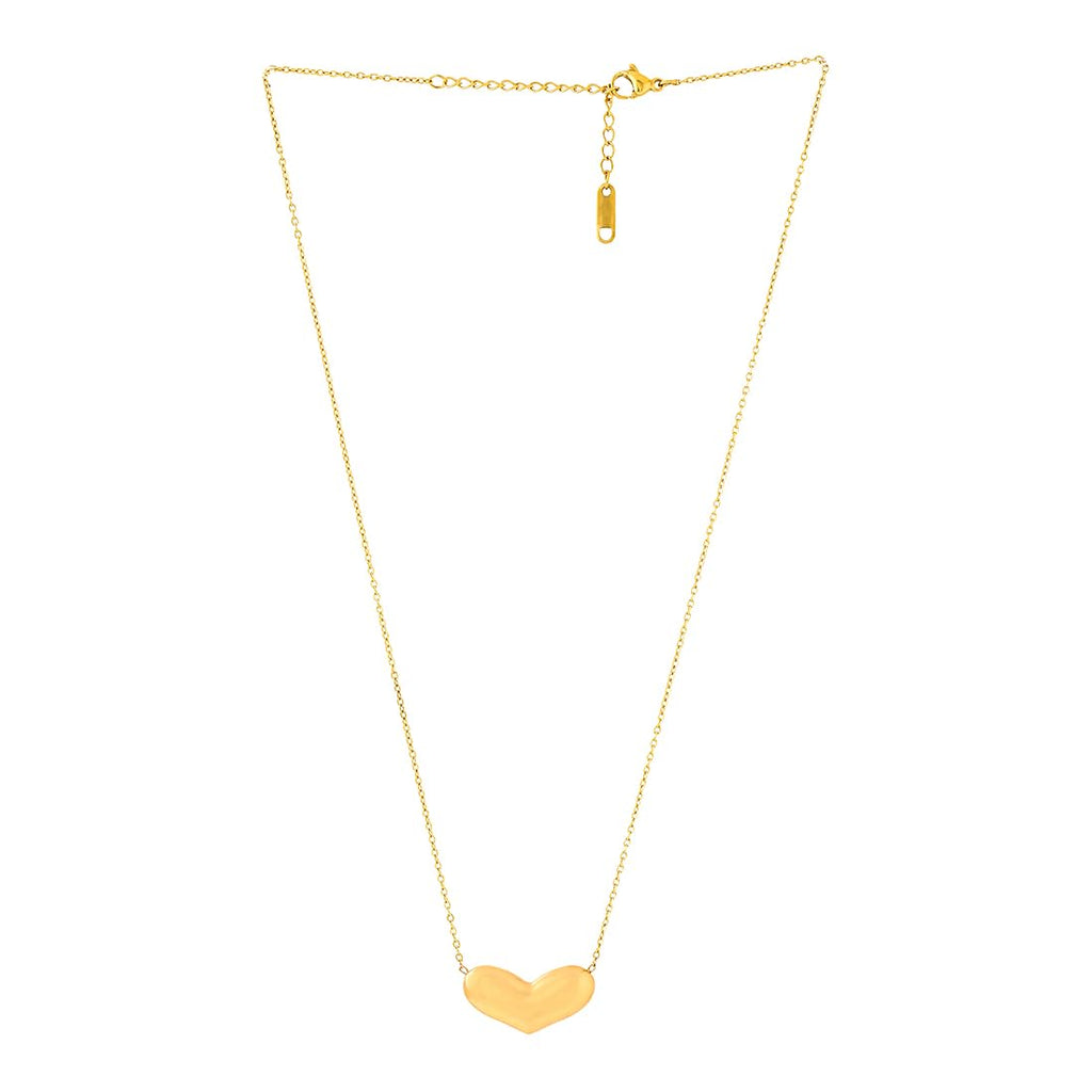 Heart Stainless Gold Pendant Necklace