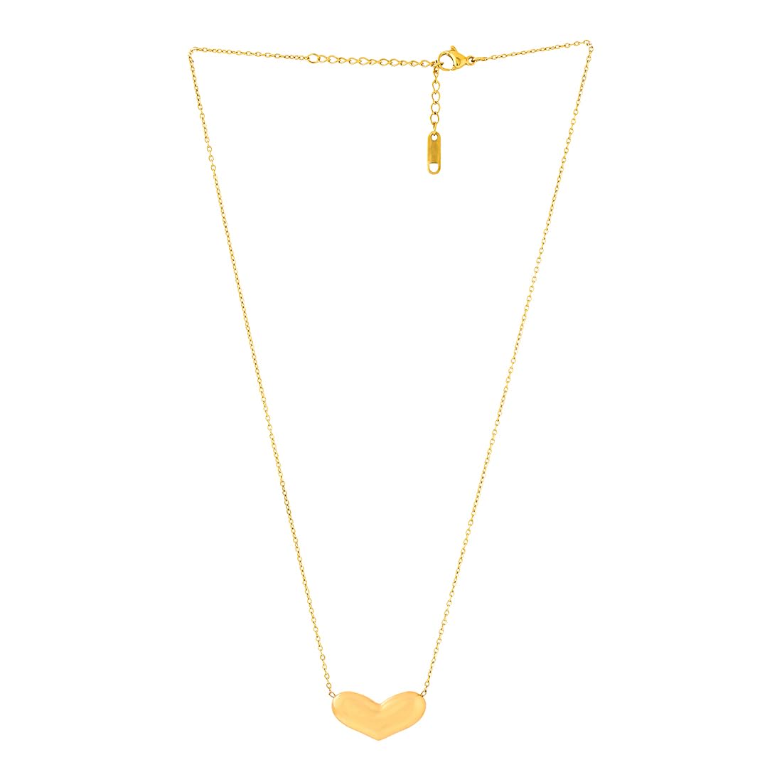 Heart Stainless Gold Pendant Necklace