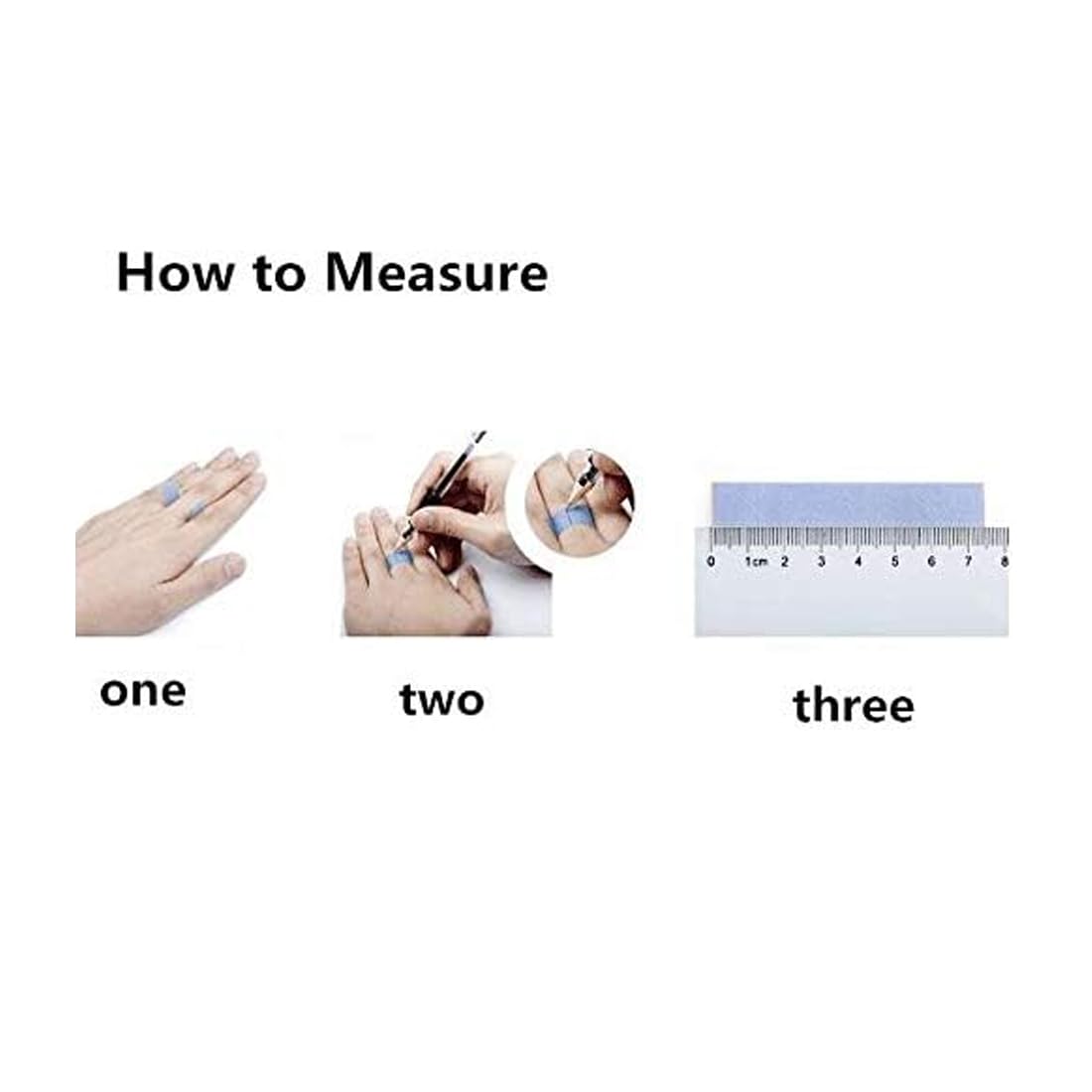 Blue Stainless Steel Love Theme Ring