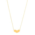 Heart Stainless Gold Pendant Necklace