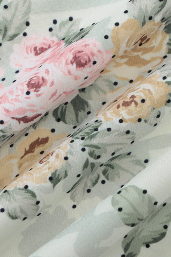 Cami Waist Slim Alluring Floral Dress