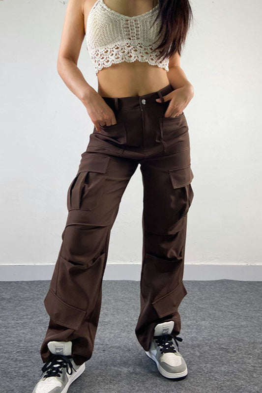 Vintage American Loose Multi-Pocket Pant