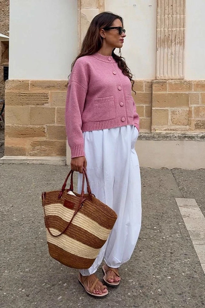 Trendy Knit Cardigan Sweater