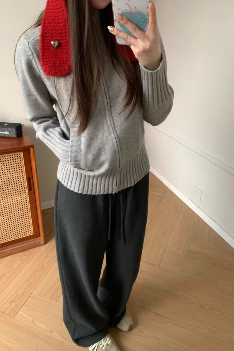 Thickened Turtleneck Knit Sweater