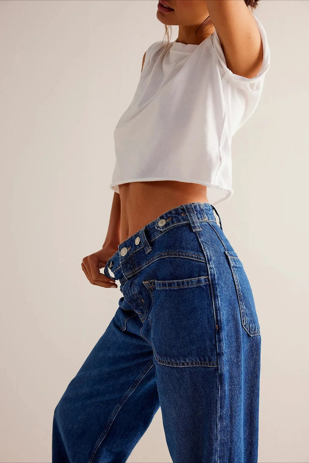 Vintage Washed Wide Leg Jean