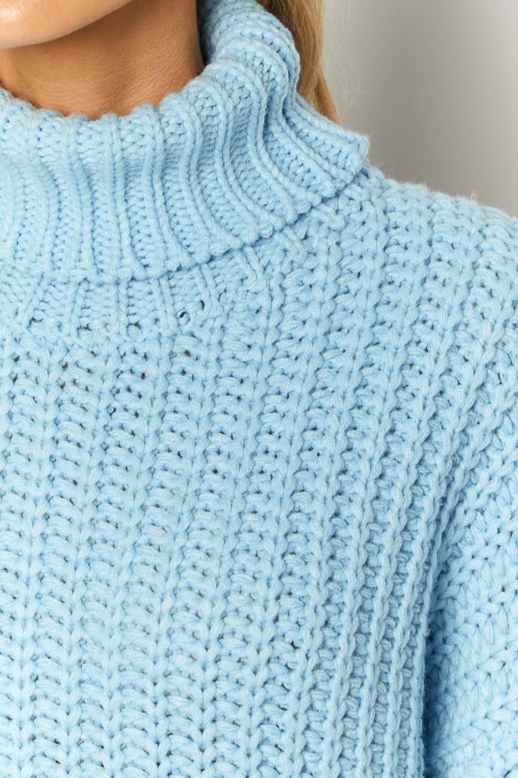 Cozy Knit Turtleneck Sweater
