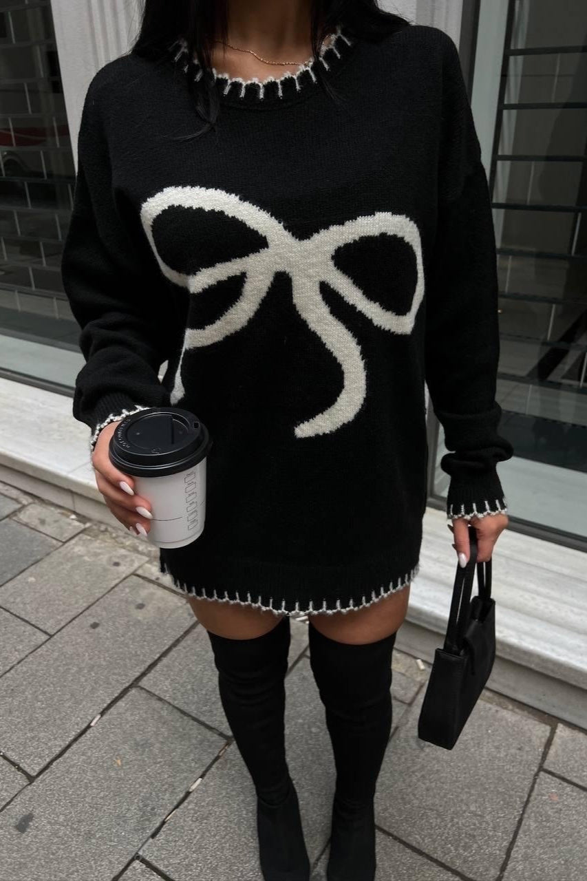 Bow Detail Pullover Sweater