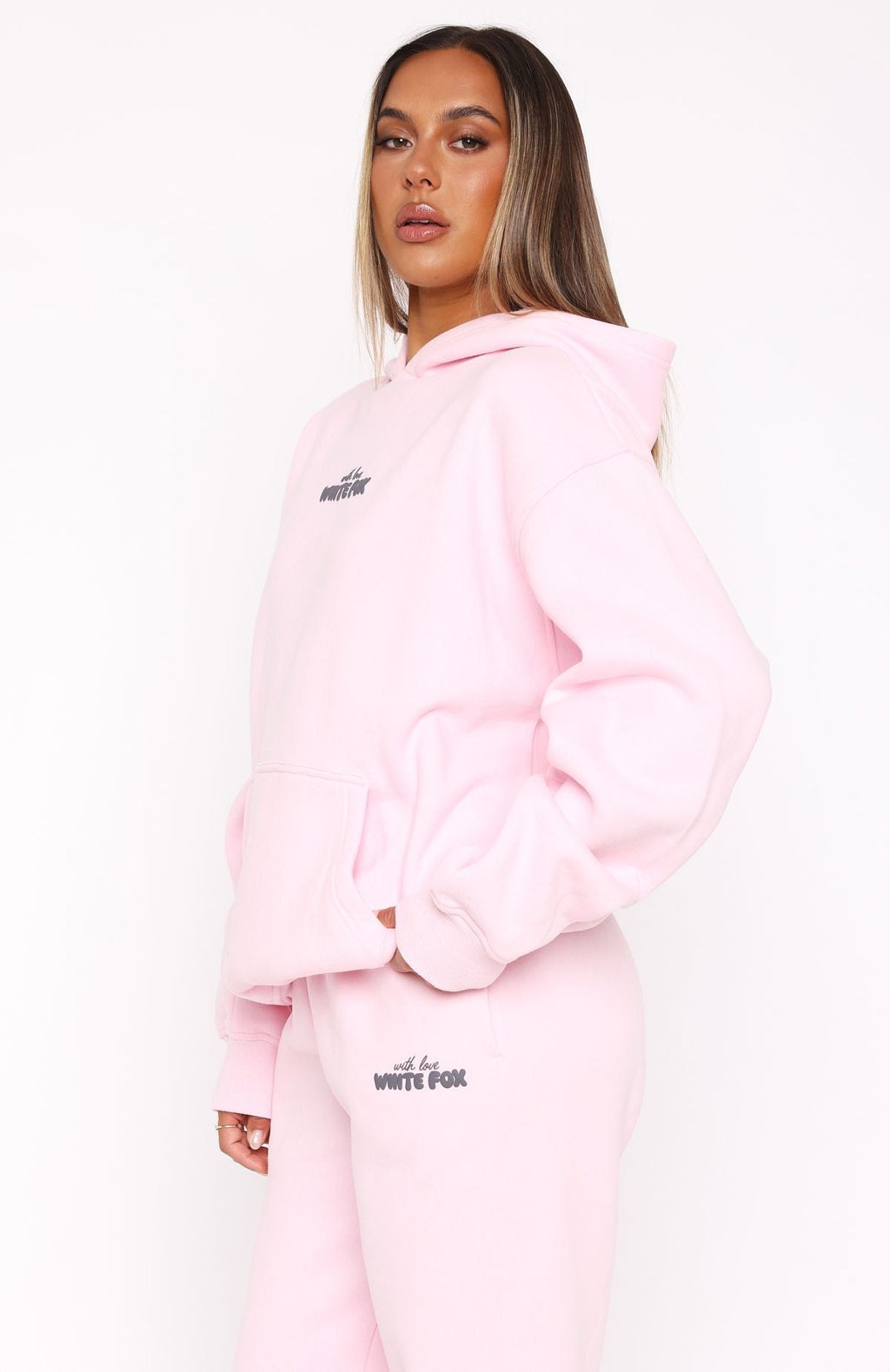 With Love Moment Pink Hoodie