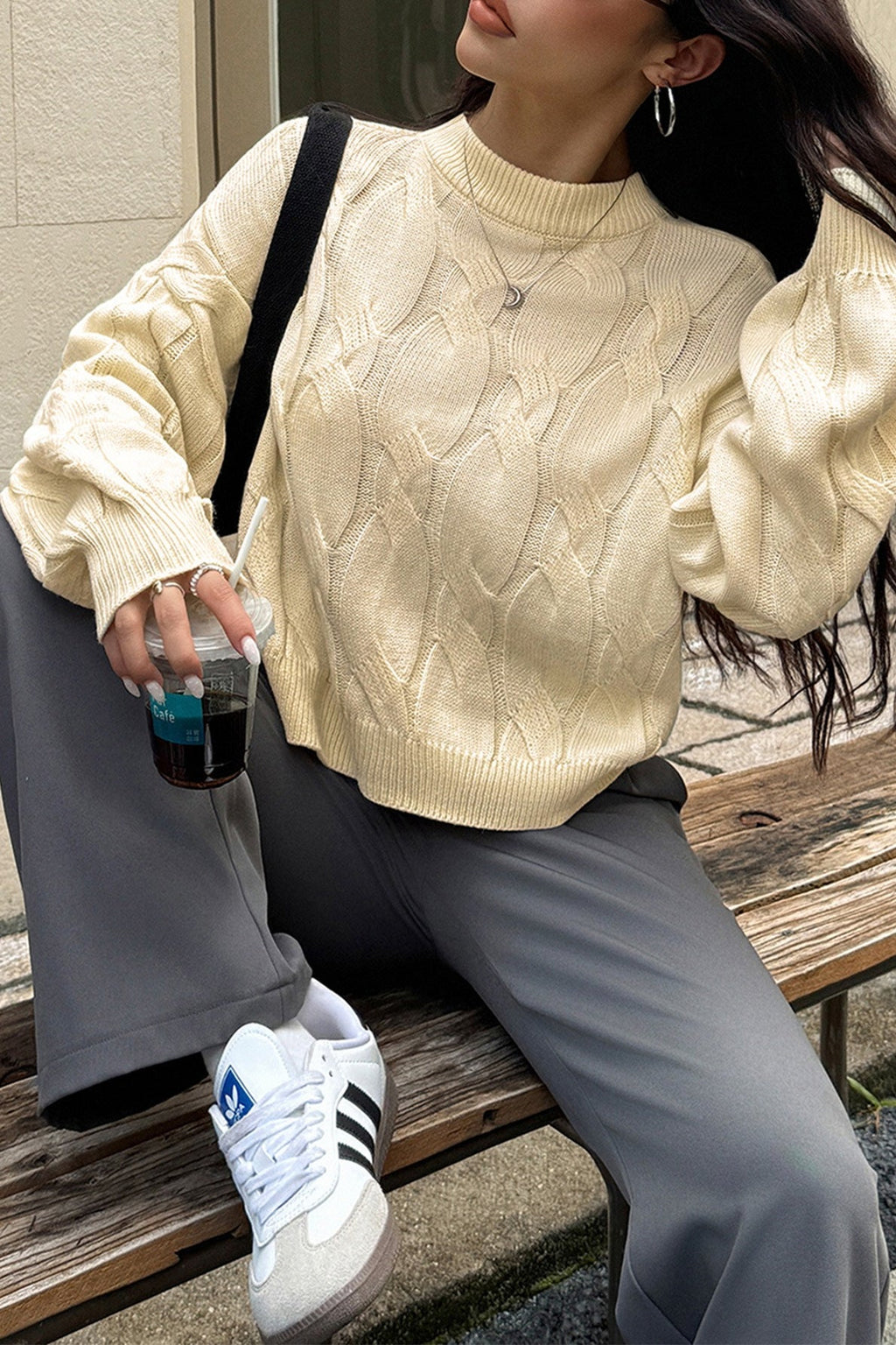Long Sleeve Knitted Base Sweater