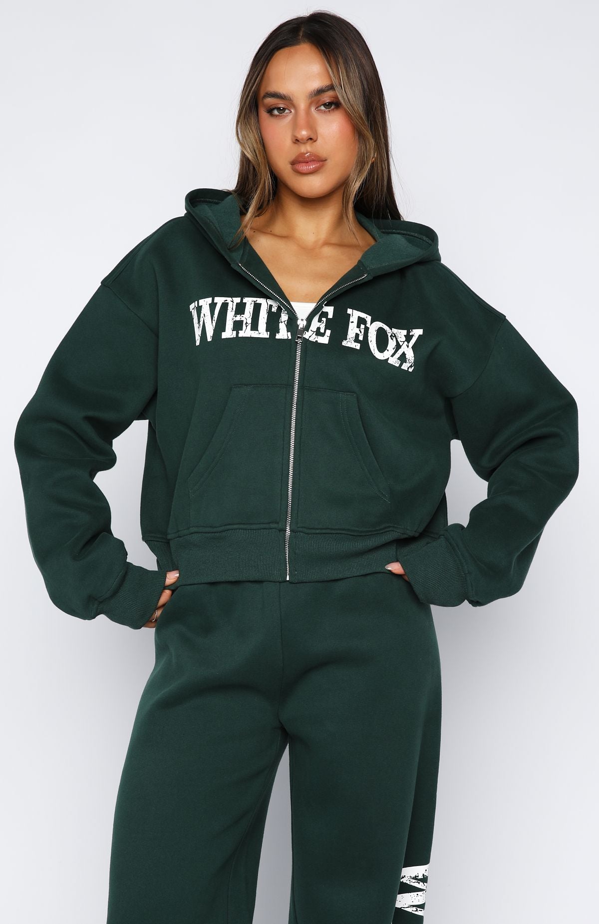Brand New Start Boxy Forest Green Hoodie