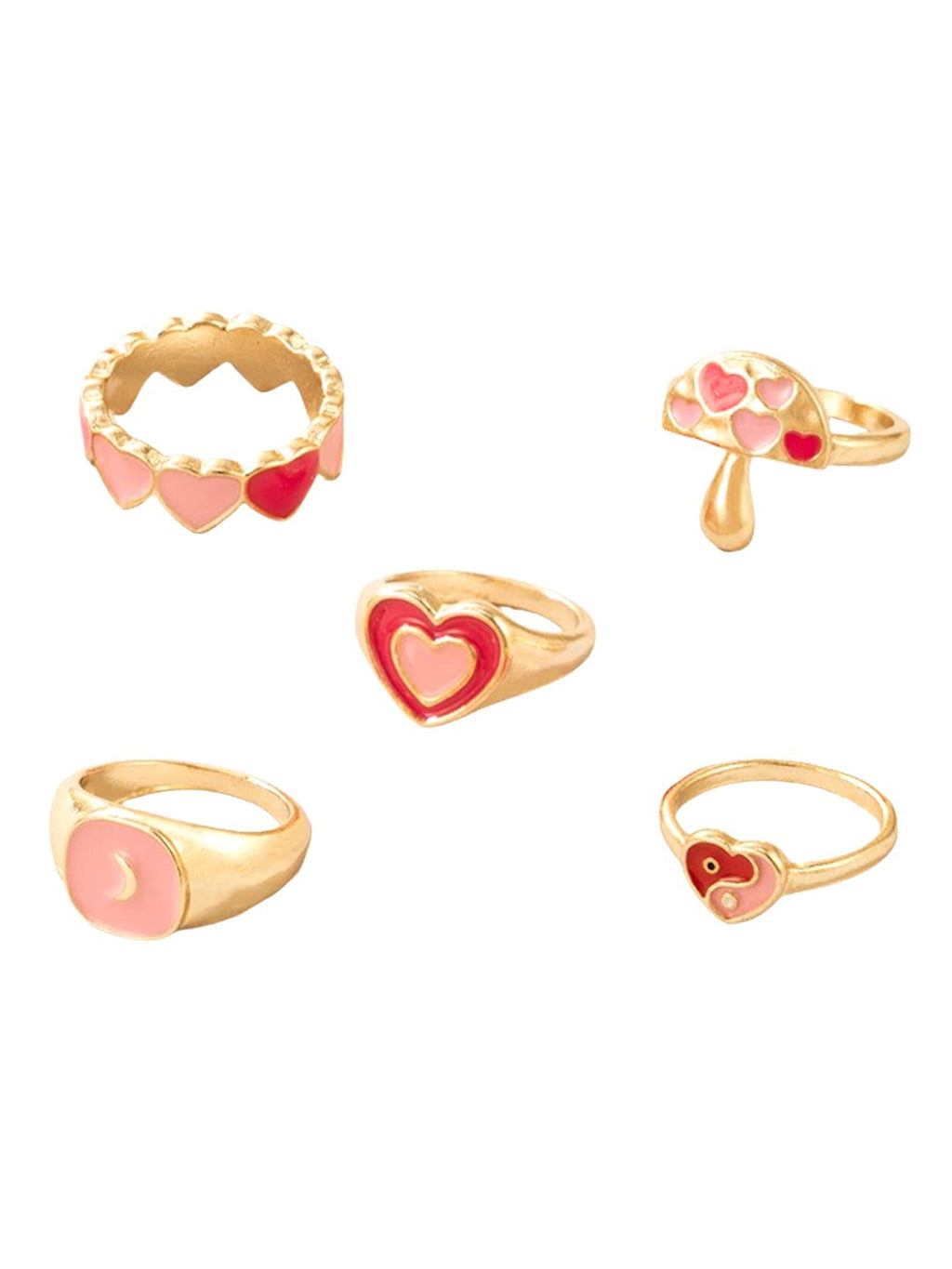 Gold Plated Stackable Midi Finger Ring