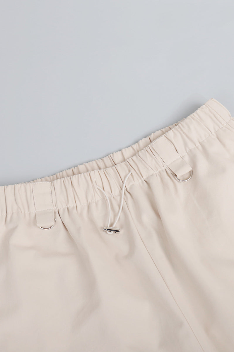 Drawstring Wide-Leg Pant