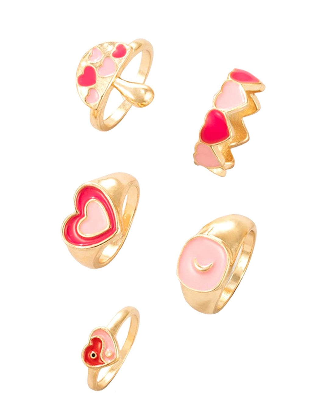 Gold Plated Stackable Midi Finger Ring