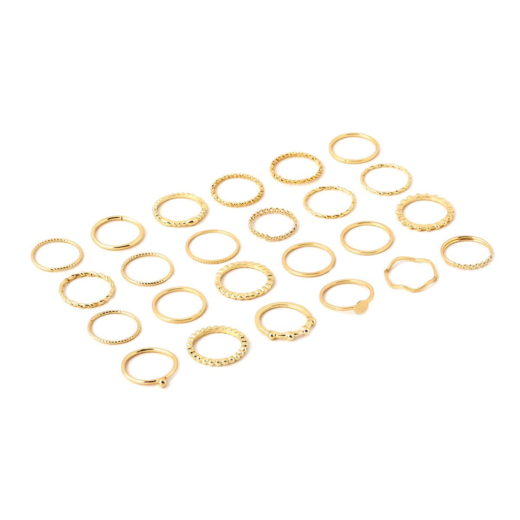 Gold Plated Twenty Four Piece Golden Ring