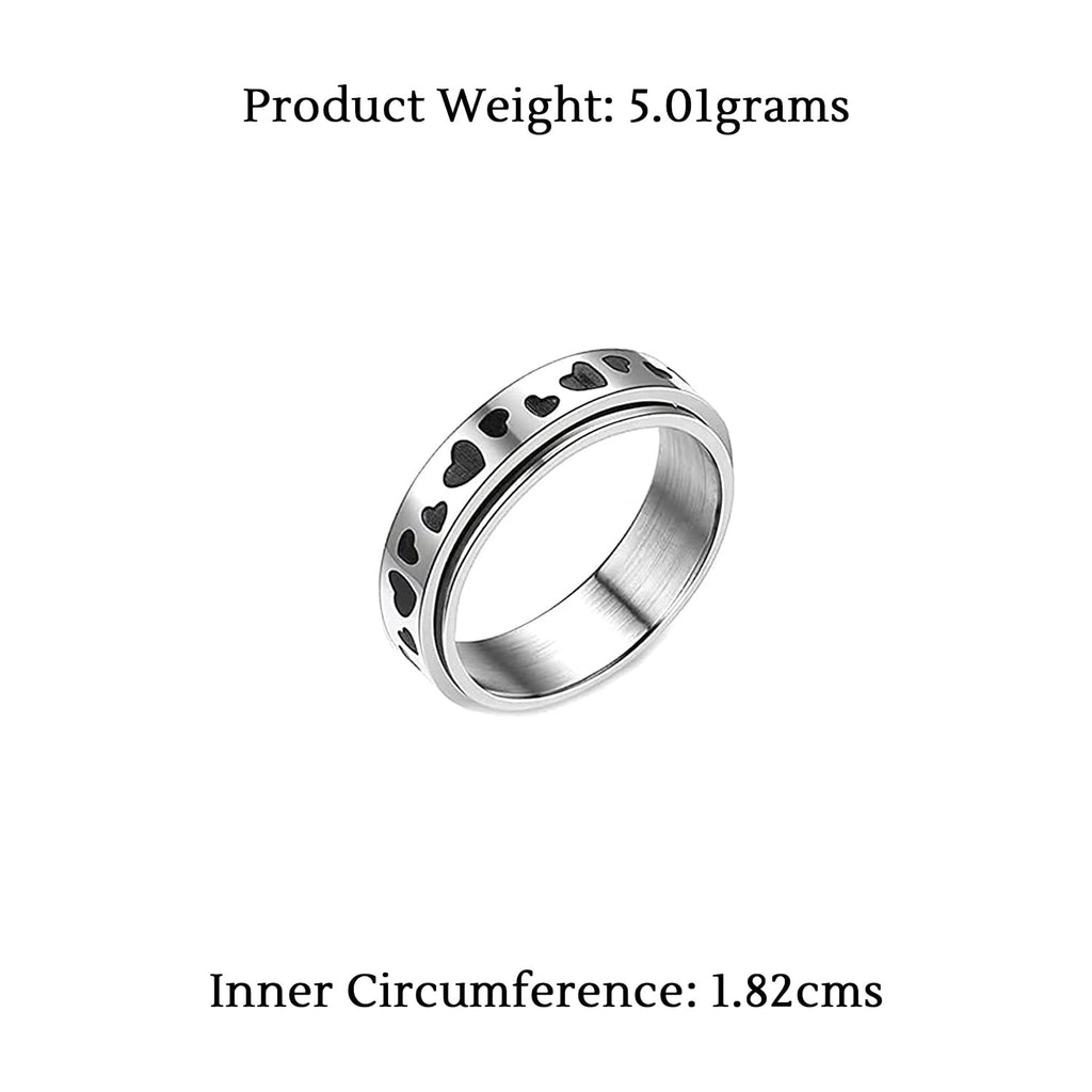 Stress Relieving Rotatable Stainless Ring