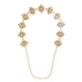Gold Kundan Studded Head Chain Necklace