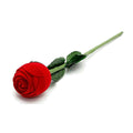Velvet Red Rose Proposal Ring