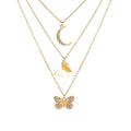 Gold Multilayer Chain Choker Necklace