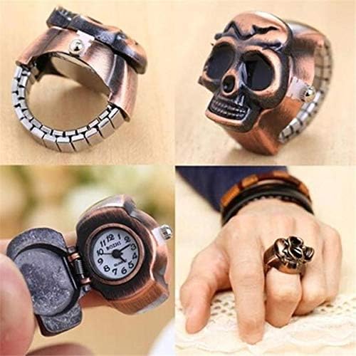 Dial Analog Stretchable Watch Finger Ring