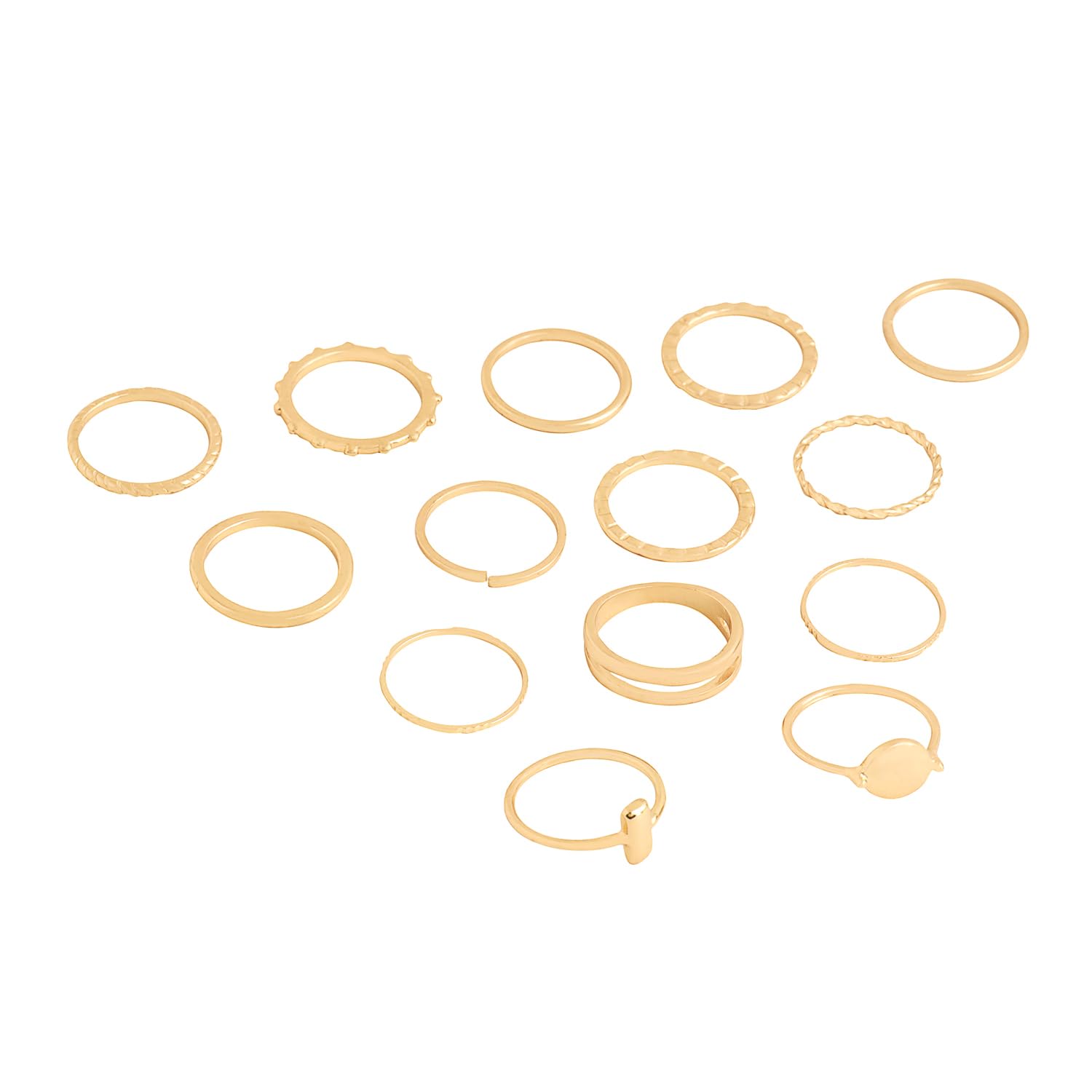 Gold Geometric Aesthetic Knuckle Ring