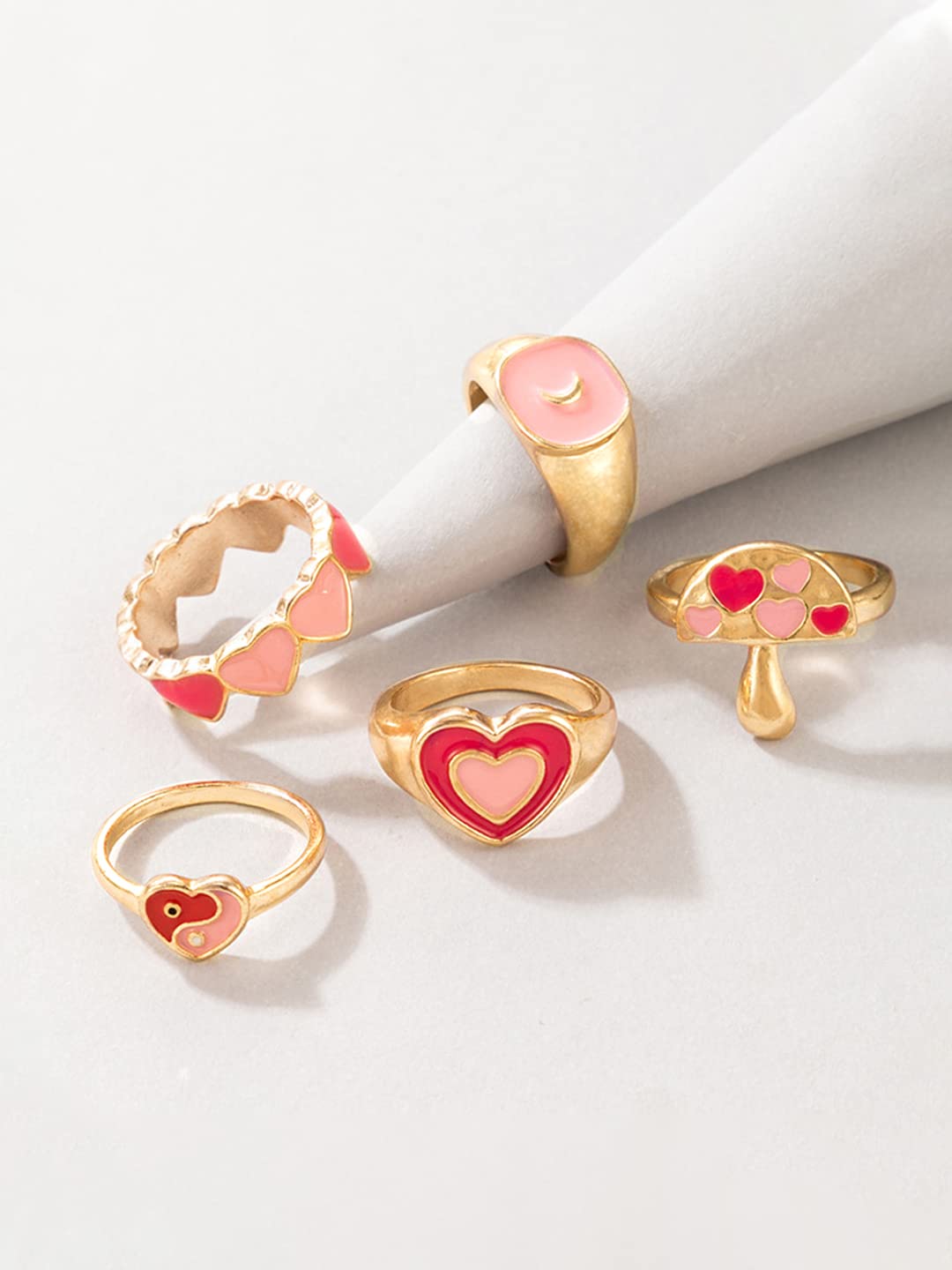 Gold Plated Stackable Midi Finger Ring