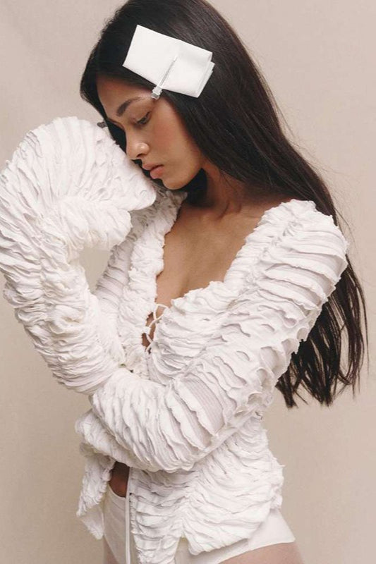 Chic Cutout Tie-Waist Long Knit Cardigan